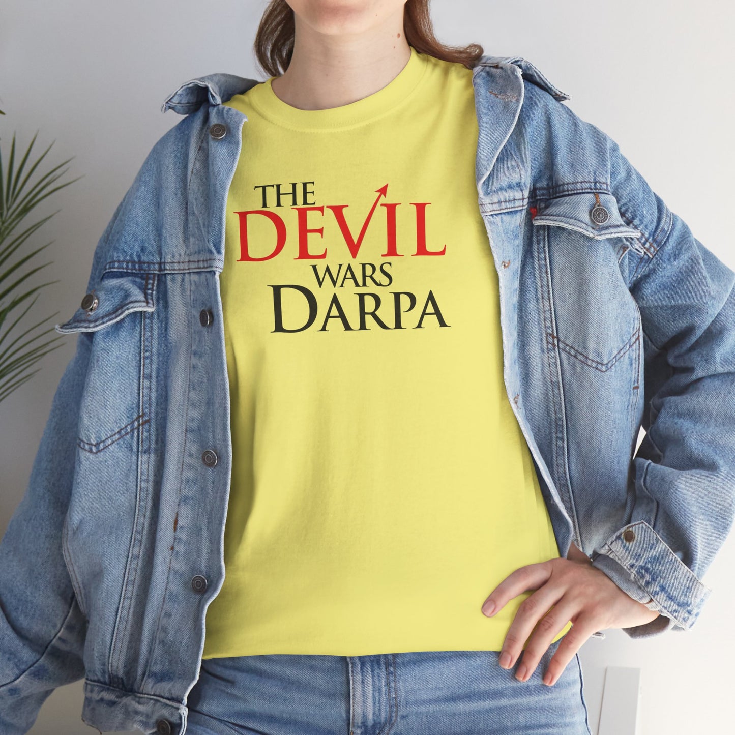 THE DEVIL WARS DARPA Unisex Heavy Cotton Tee