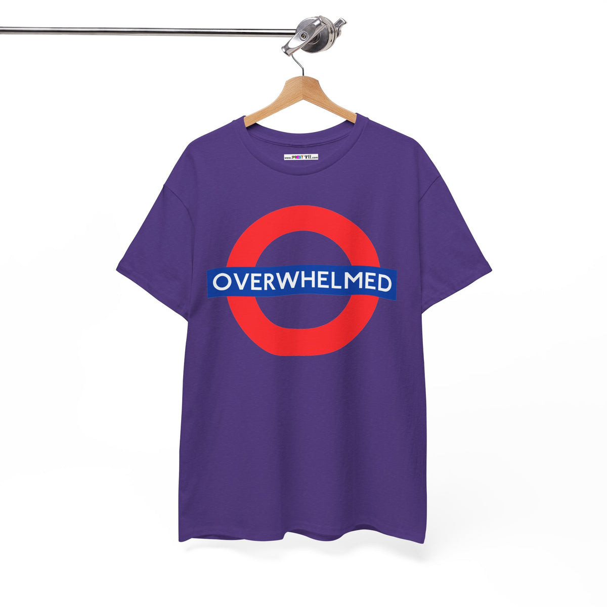 OVERWHELMED Unisex Heavy Cotton Tee