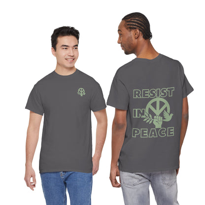 RESIST IN PEACE Unisex Heavy Cotton Tee