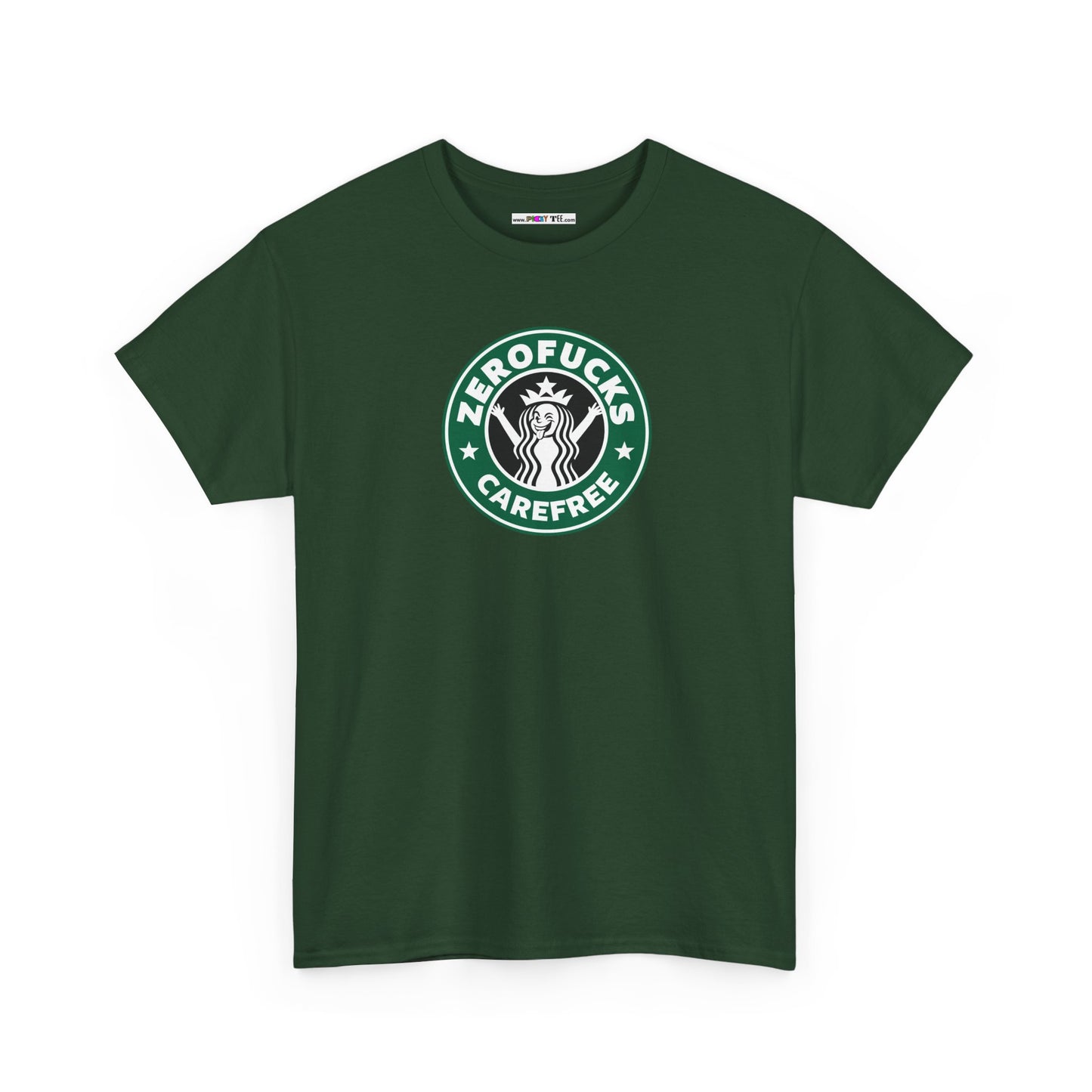 ZEROFUCKS CAREFREE Unisex Heavy Cotton Tee