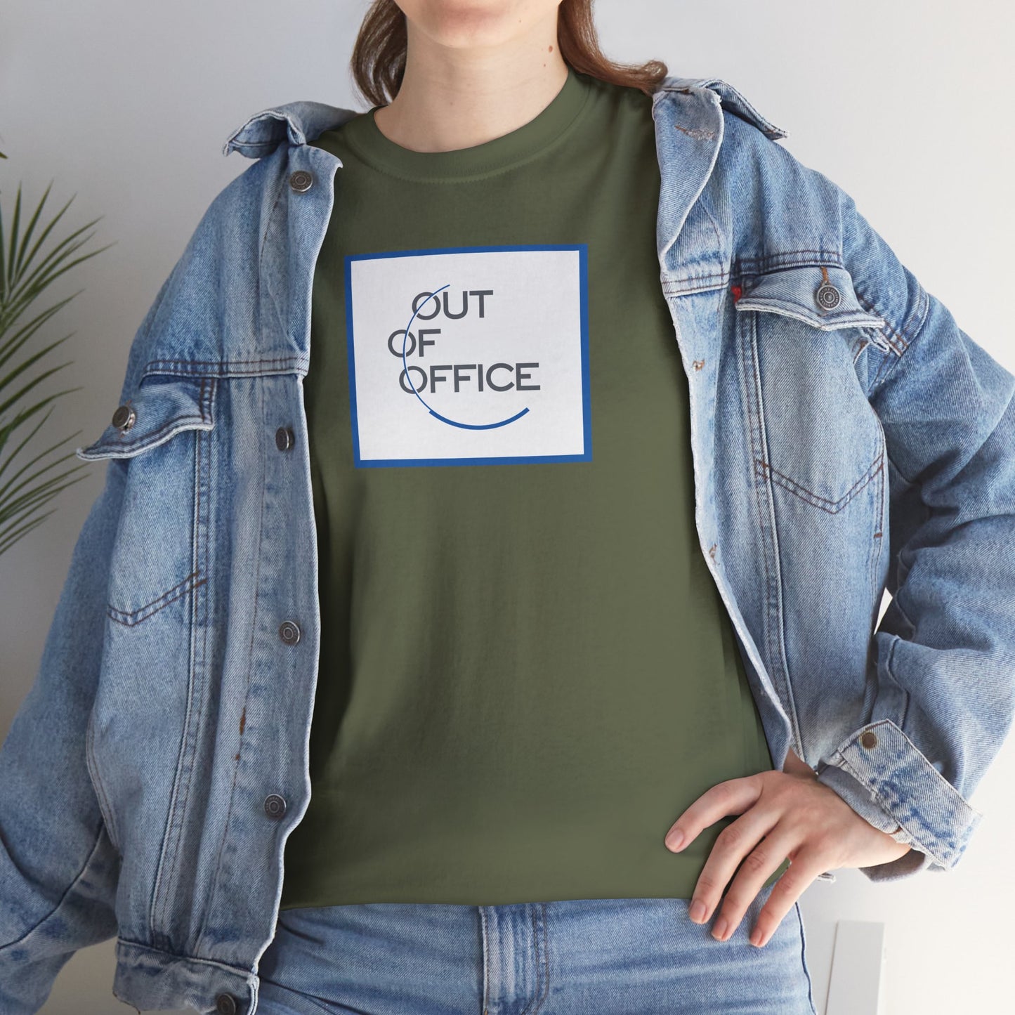 OUT OF OFFICE Unisex Heavy Cotton Tee