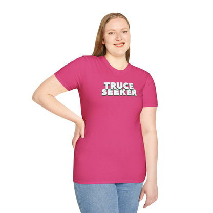 TRUCE SEEKER Unisex Softstyle 100% Cotton T-Shirt