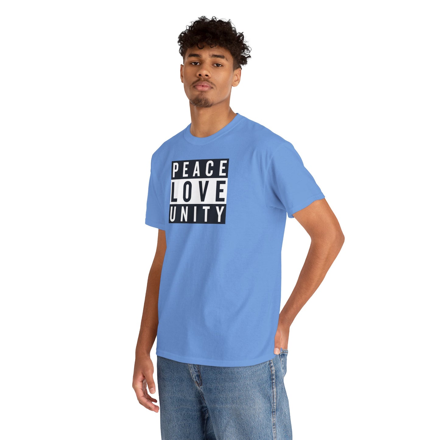PEACELOVEUNITY Unisex Heavy Cotton Tee