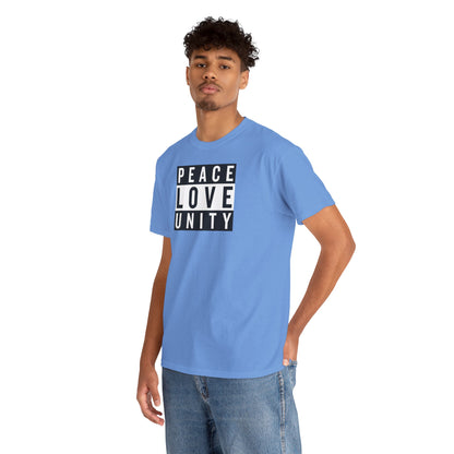 PEACELOVEUNITY Unisex Heavy Cotton Tee