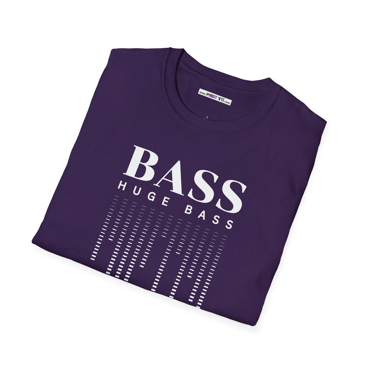 BASS HUGE BASS Unisex Softstyle 100% Cotton T-Shirt