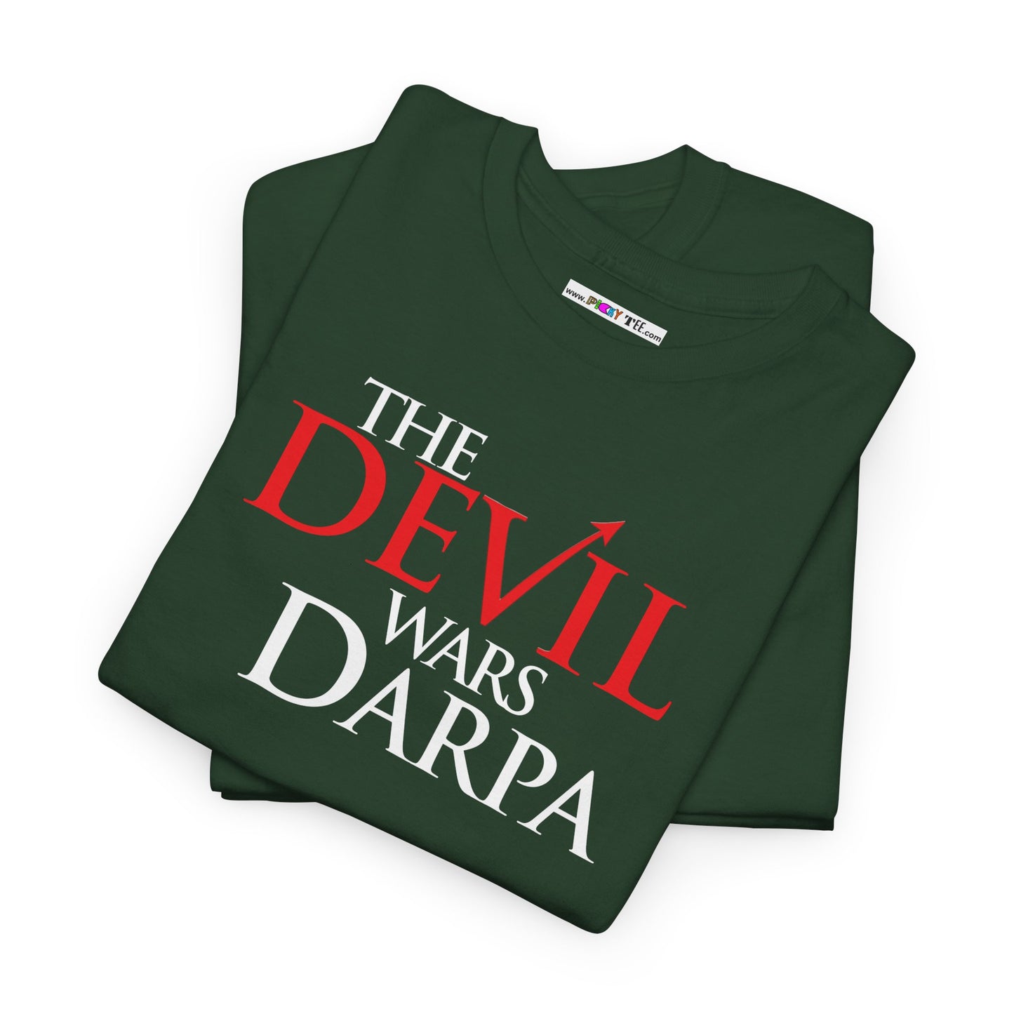 THE DEVIL WARS DARPA Unisex Heavy Cotton Tee