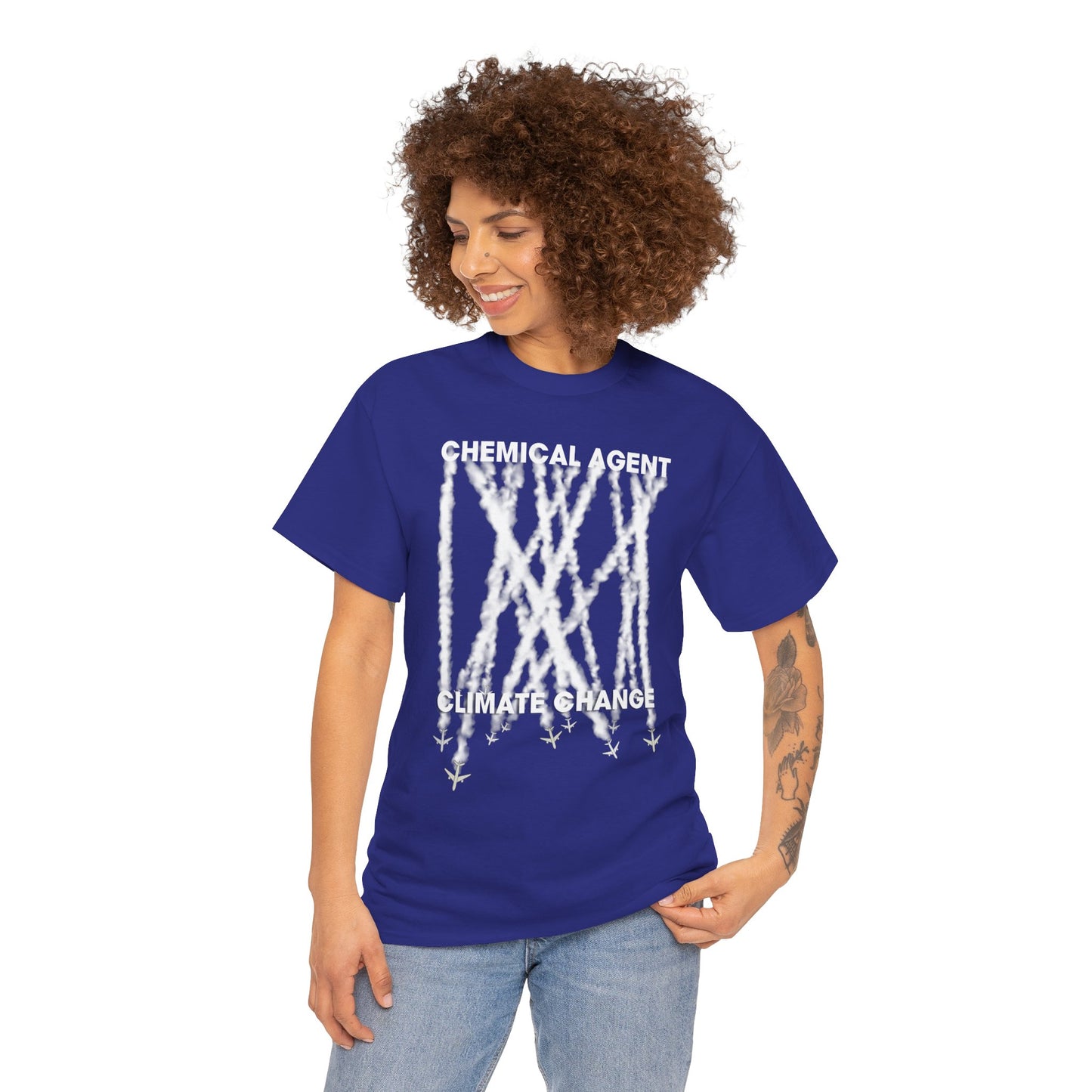 CHEMICAL AGENT/CLIMATE CHANGE Unisex Heavy Cotton Tee