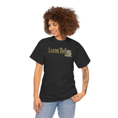 LICENSE TO CHILL 00Zzz Unisex Heavy Cotton Tee