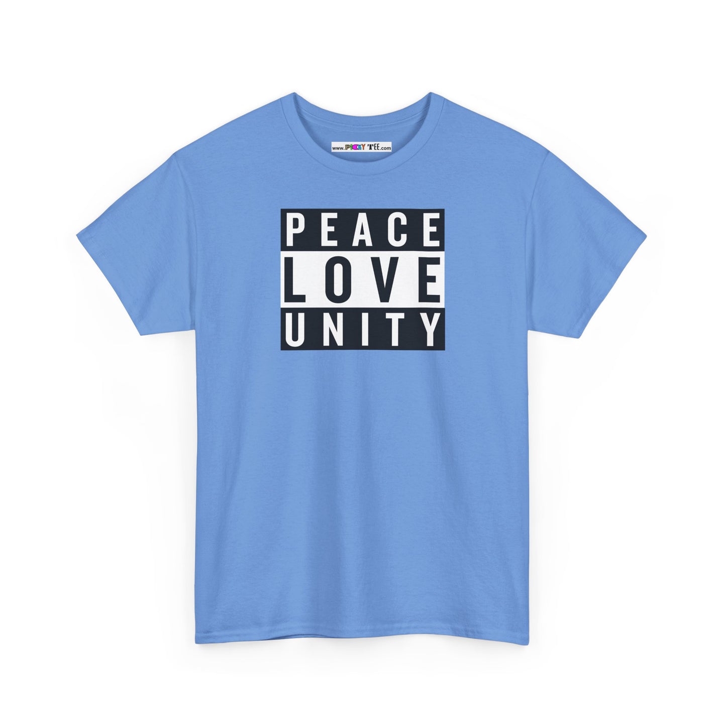 PEACELOVEUNITY Unisex Heavy Cotton Tee