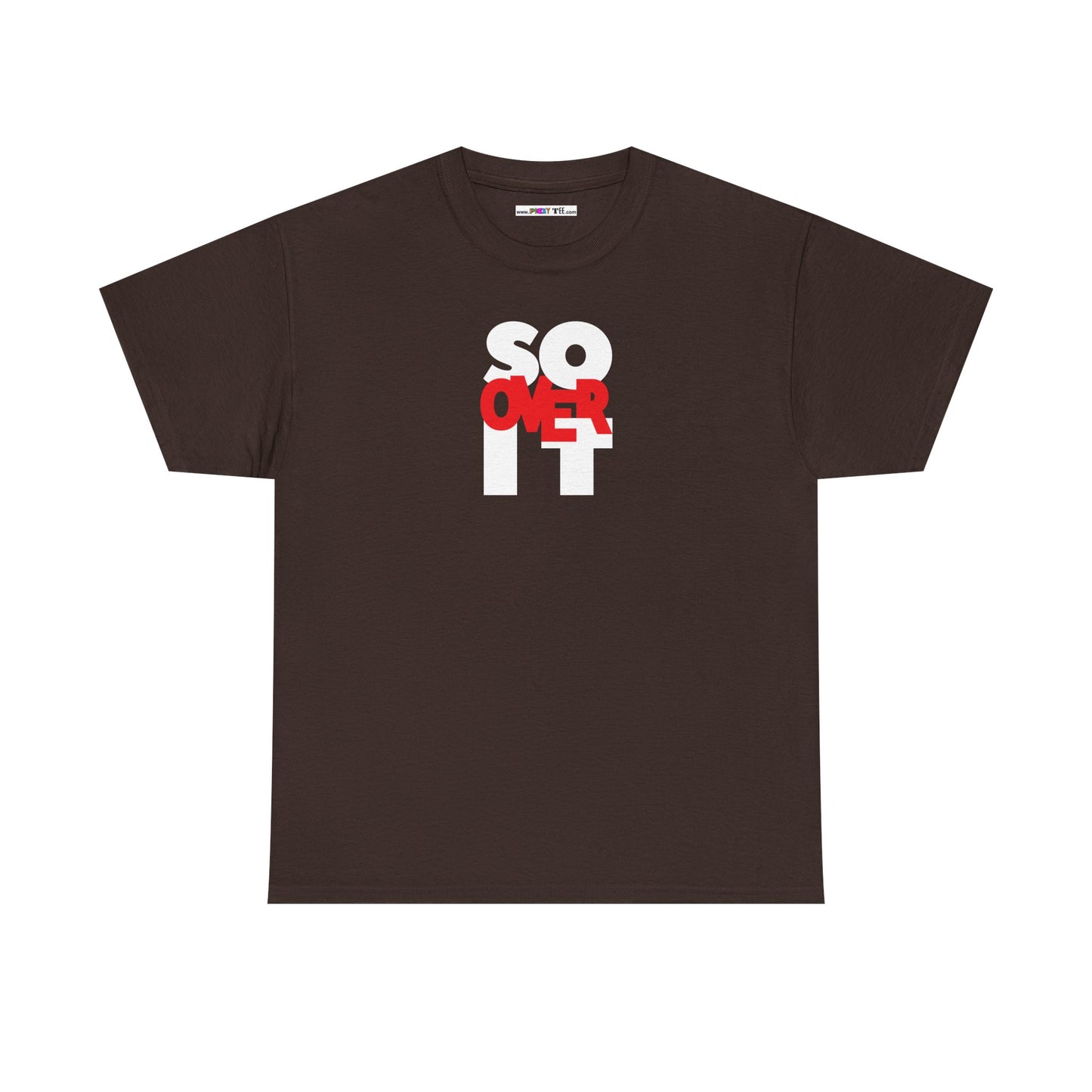SO OVER IT Unisex Heavy Cotton Tee
