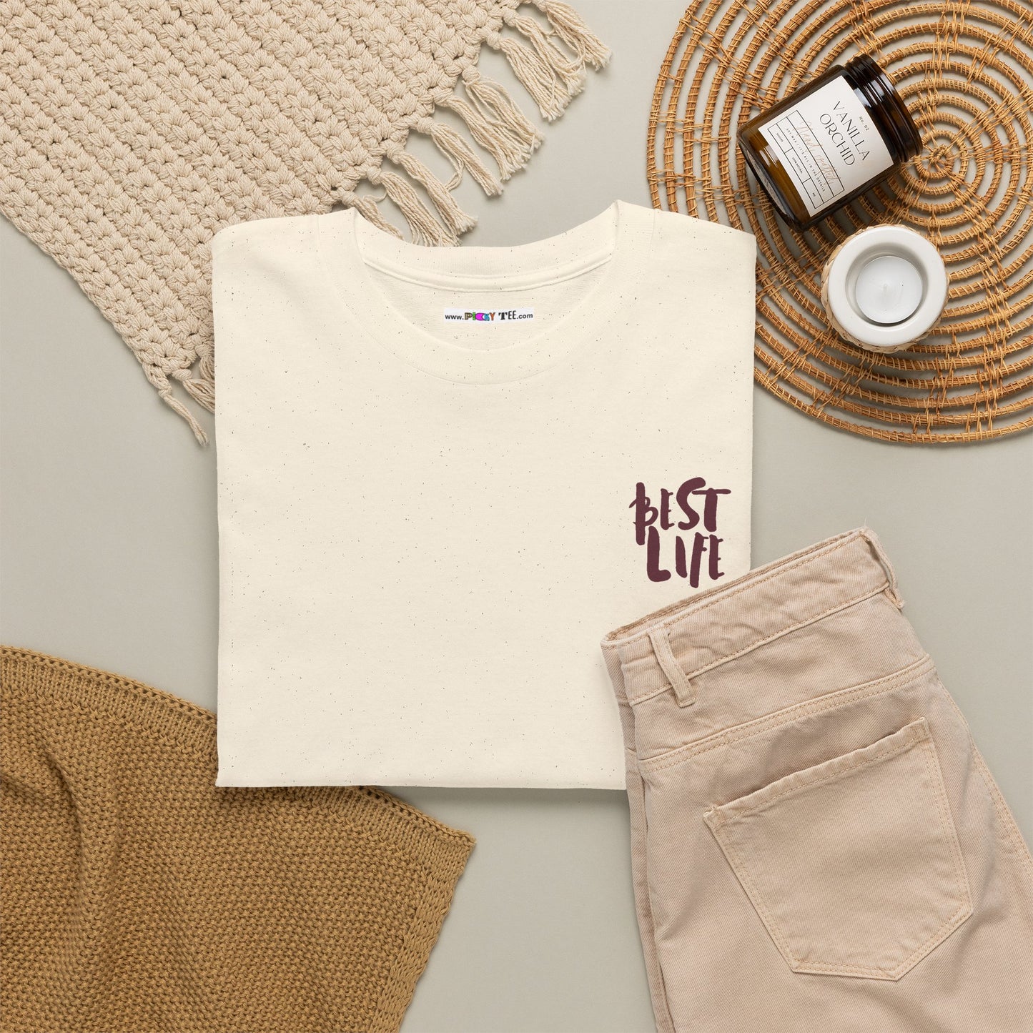 BEST LIFE Unisex Heavy Cotton Tee