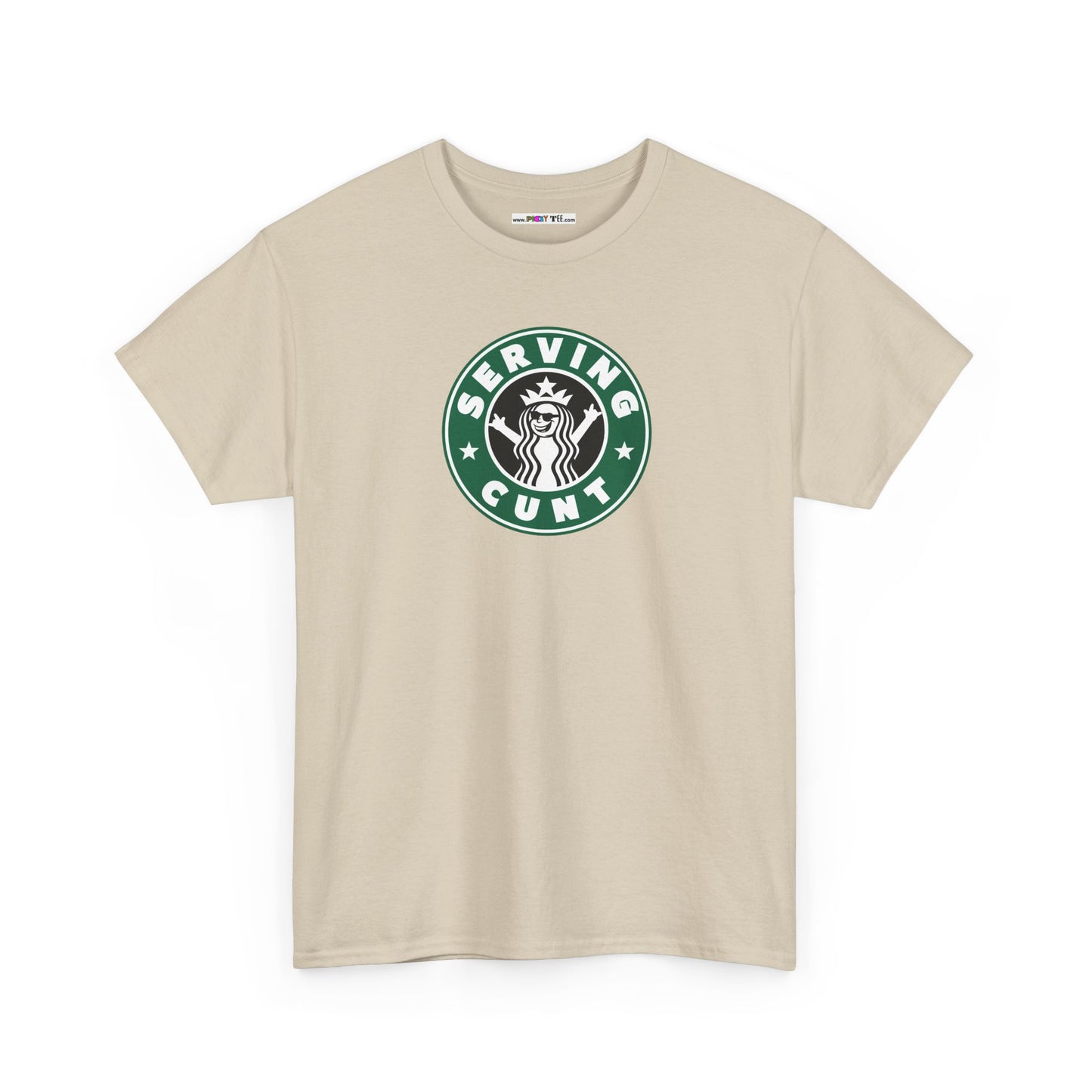 SERVINGCUNT Unisex Heavy Cotton Tee