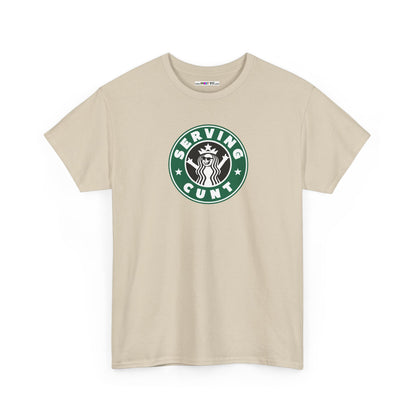 SERVINGCUNT Unisex Heavy Cotton Tee