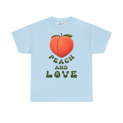 PEACH AND LOVE Unisex Heavy Cotton Tee