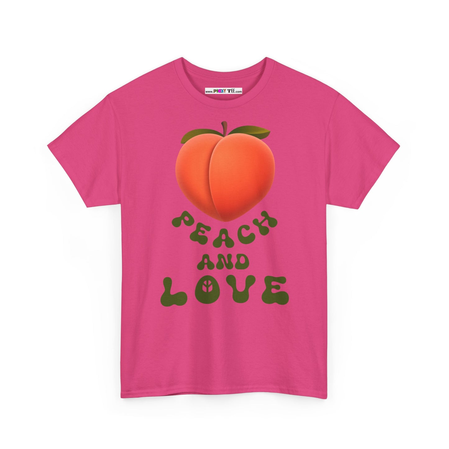 PEACH AND LOVE Unisex Heavy Cotton Tee