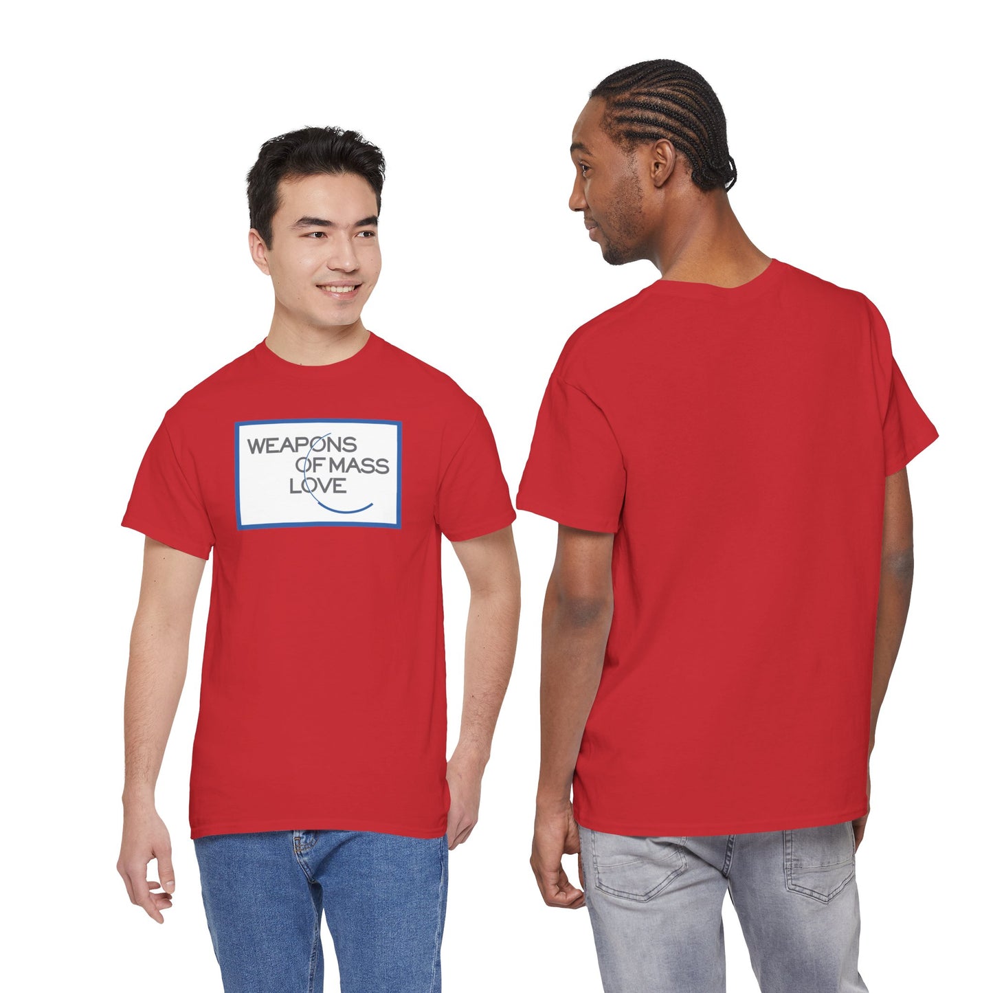 WEAPONS OF MASS LOVE Unisex Heavy Cotton Tee
