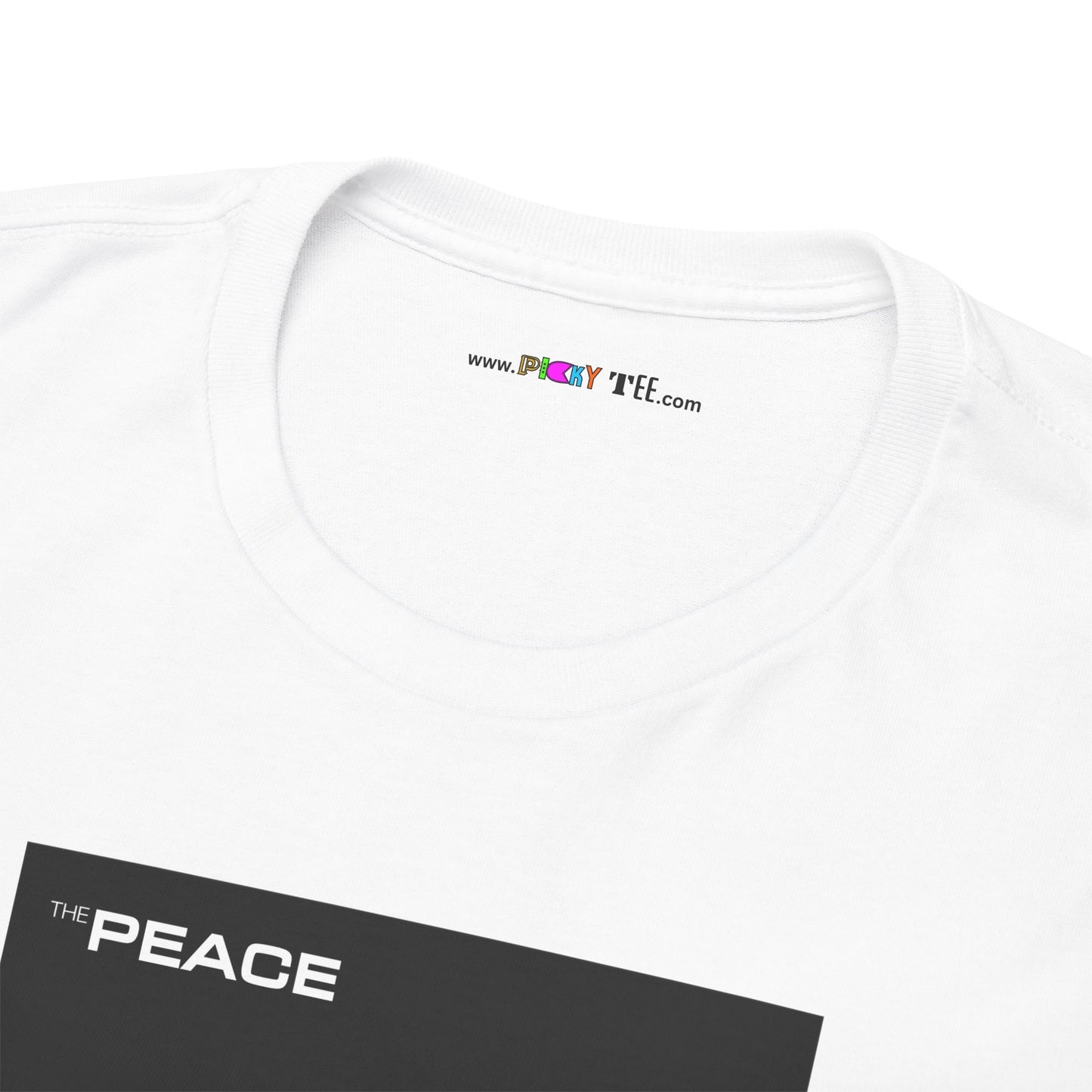 the PEACE ghost in the war-machine Unisex Heavy Cotton Tee