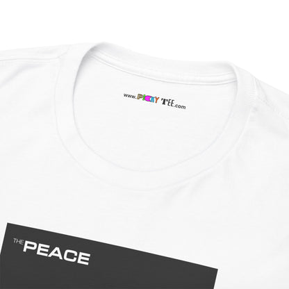 the PEACE ghost in the war-machine Unisex Heavy Cotton Tee