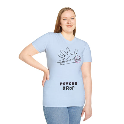 PSYCHE drop Unisex Softstyle 100% Cotton T-Shirt