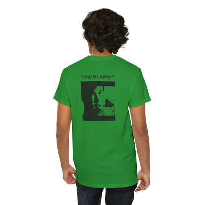 CARPE DIEM "I SEIZE DAY, PEOPLE" Unisex Heavy Cotton Tee