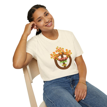 PEACE TREE TEE Unisex Softstyle 100% Cotton T-Shirt