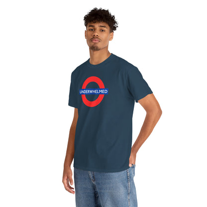 UNDERWHELMED Unisex Heavy Cotton Tee