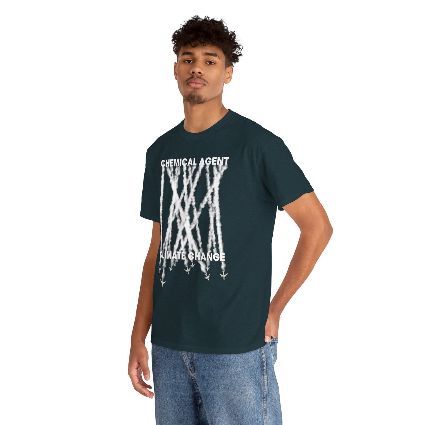 CHEMICAL AGENT/CLIMATE CHANGE Unisex Heavy Cotton Tee