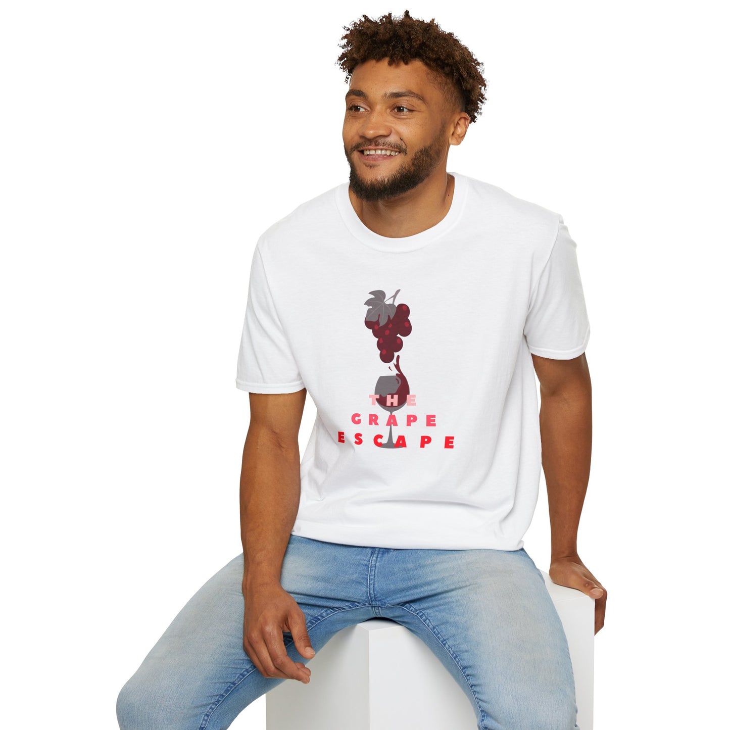 THE GRAPE ESCAPE Unisex Softstyle 100% Cotton T-Shirt