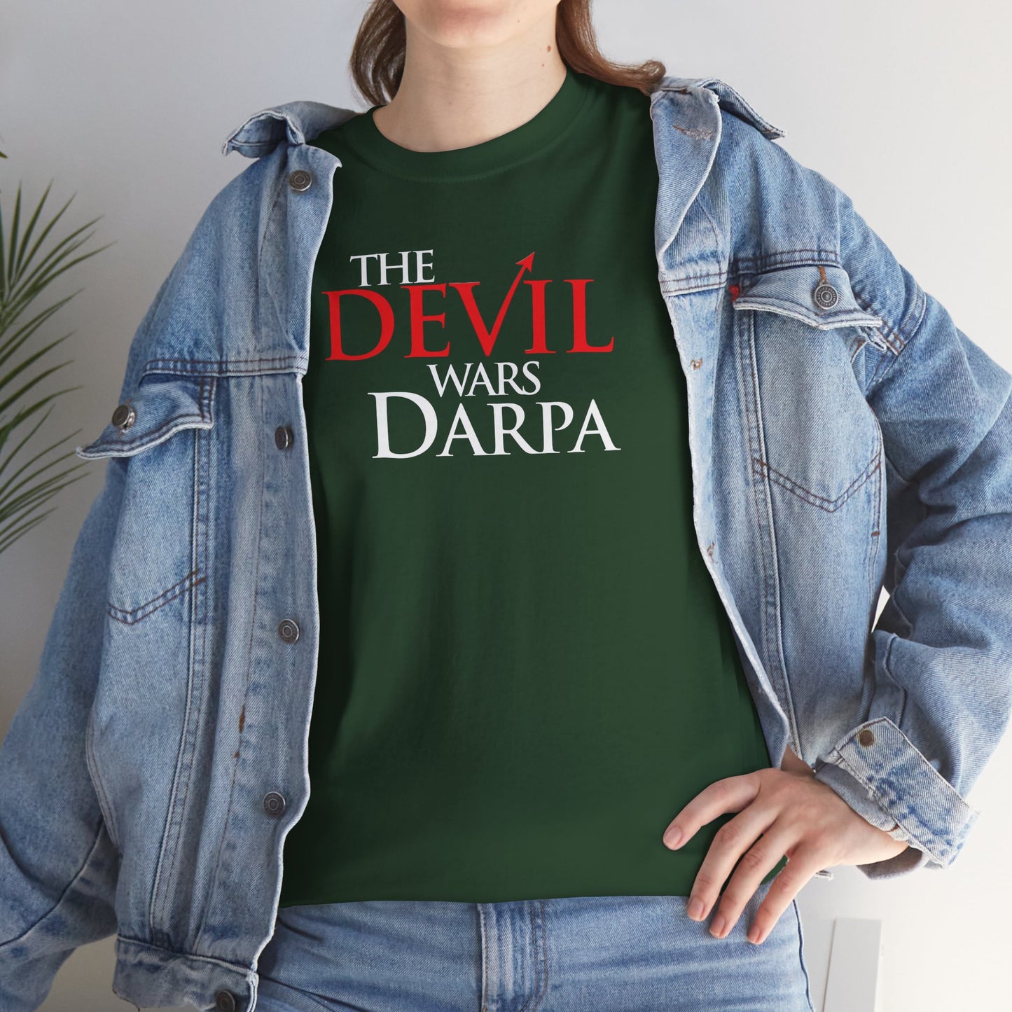 THE DEVIL WARS DARPA Unisex Heavy Cotton Tee