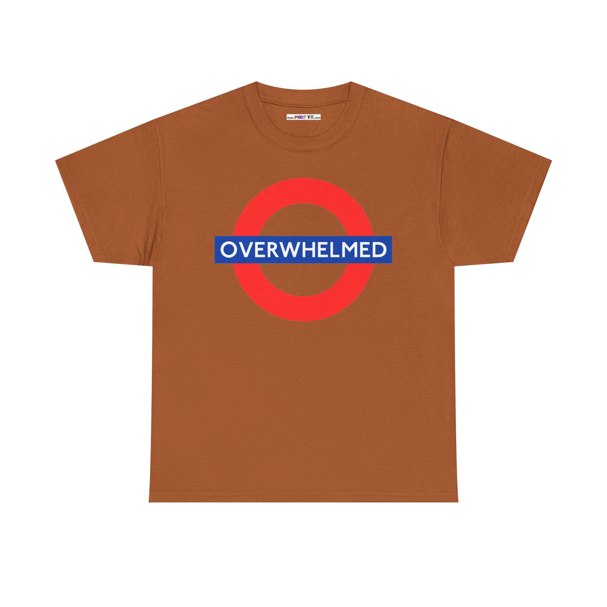 OVERWHELMED Unisex Heavy Cotton Tee