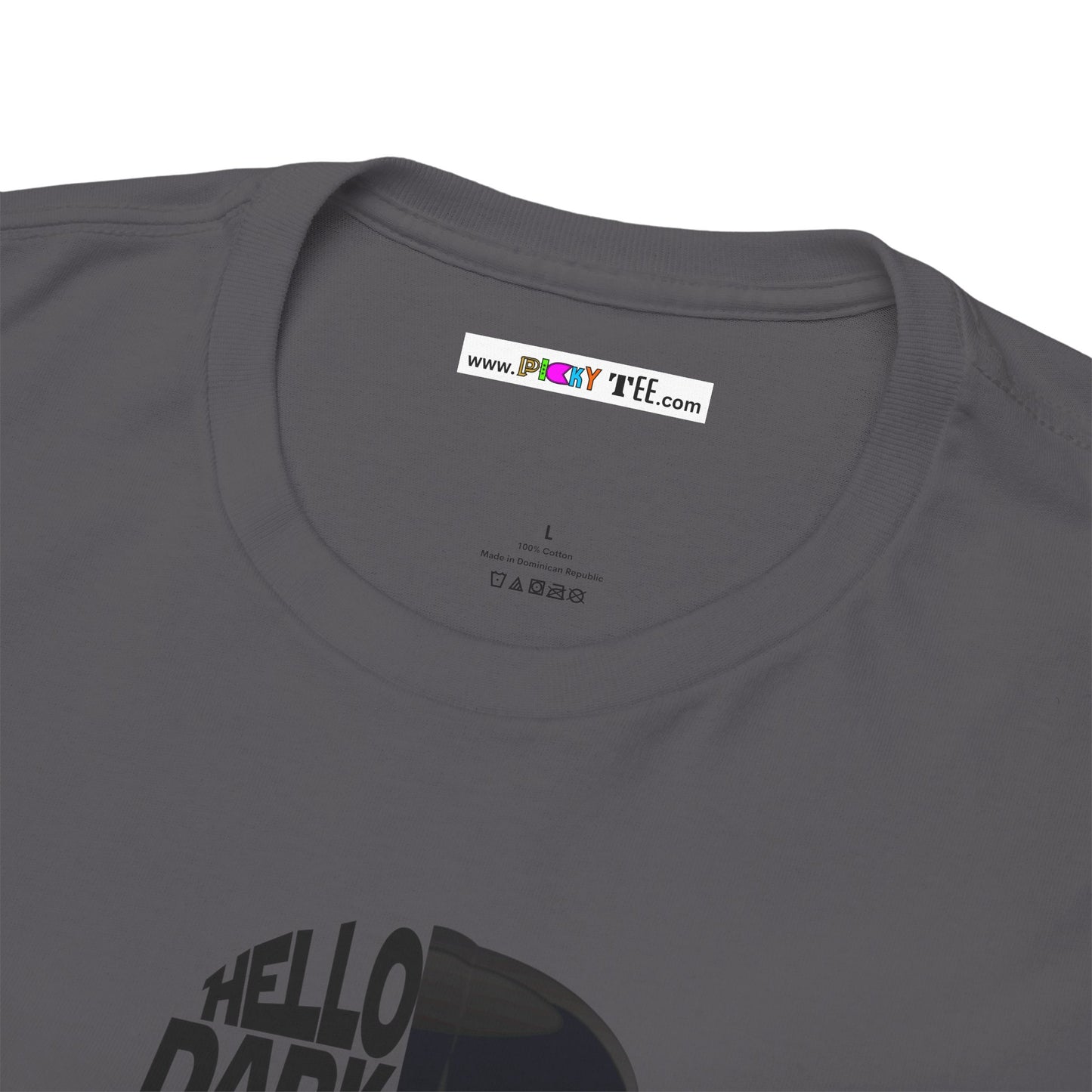 HELLO DARKSIDE MY OLD FRIEND Unisex Heavy Cotton Tee
