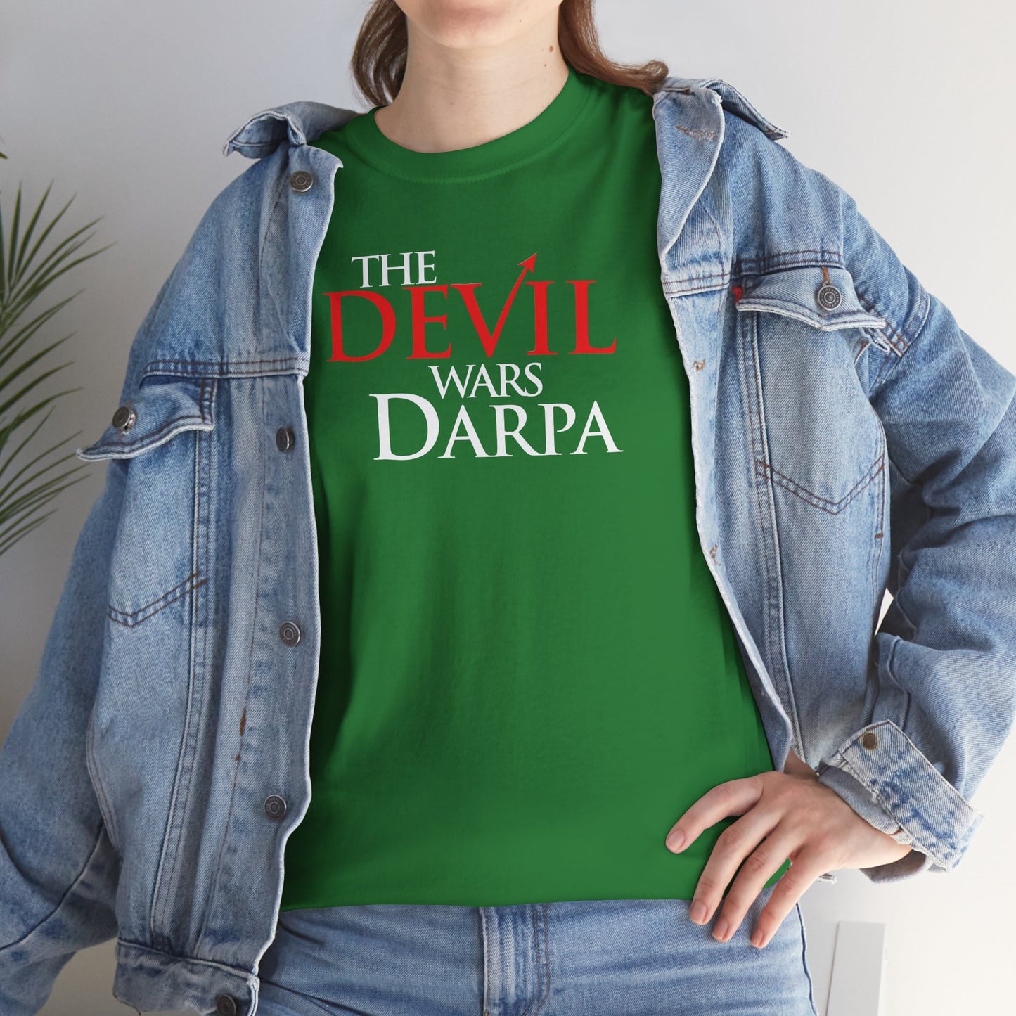 THE DEVIL WARS DARPA Unisex Heavy Cotton Tee