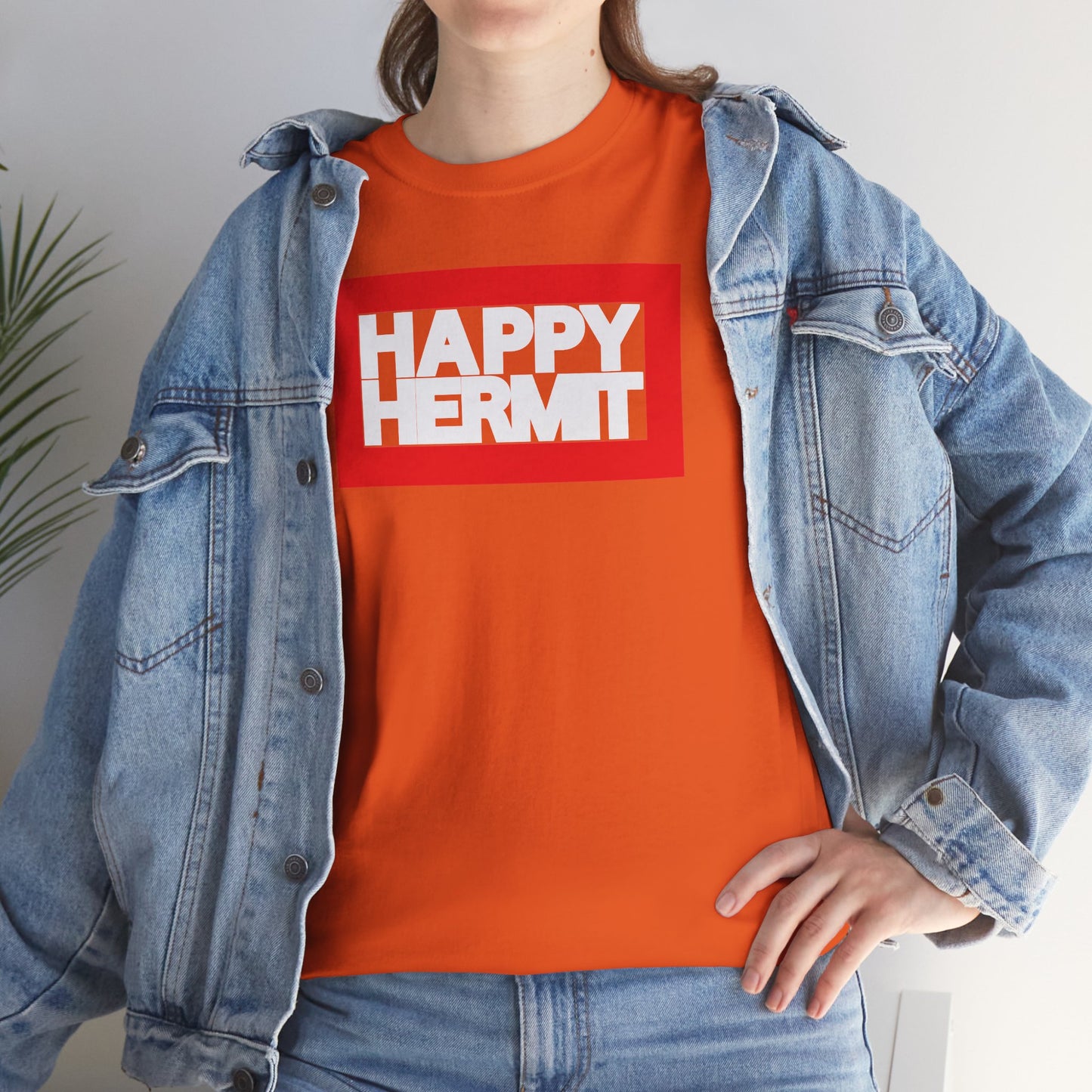 HAPPY HERMIT Unisex Heavy Cotton Tee