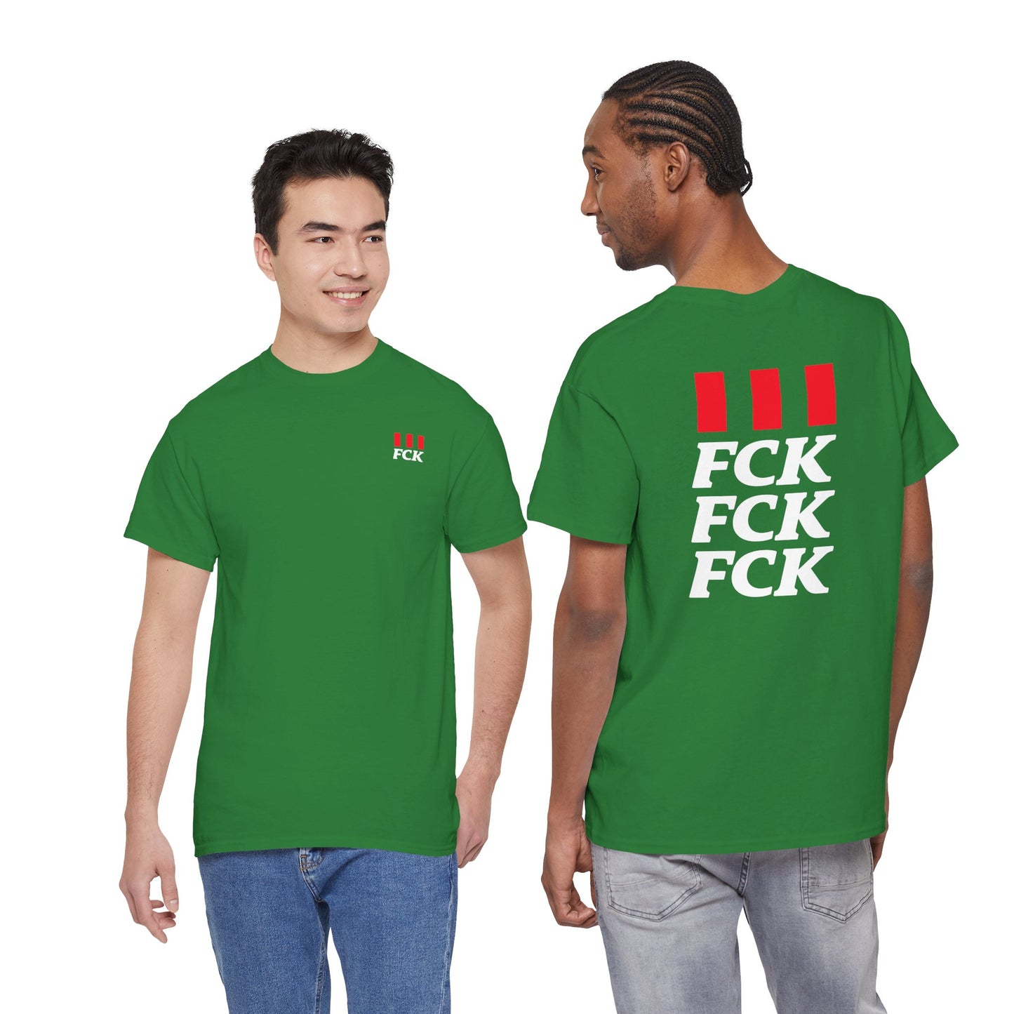 FCK FCK FCK Unisex Heavy Cotton Tee