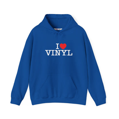 I ❤️ VINYL Unisex Heavy Blend™ Hooded Sweatshirt
