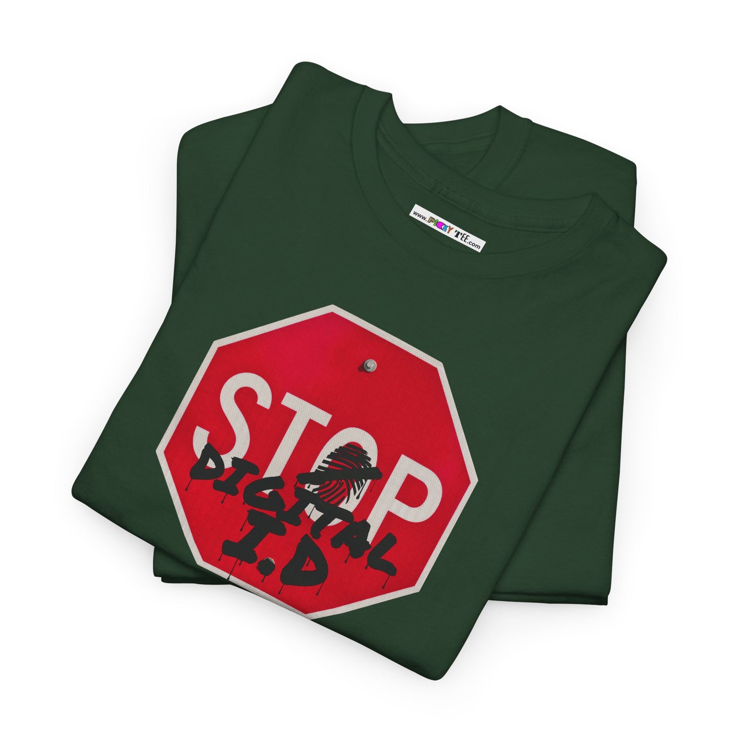 STOP digital i.d Unisex Heavy Cotton Tee