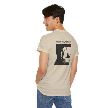 CARPE DIEM "I SEIZE DAY, PEOPLE" Unisex Heavy Cotton Tee