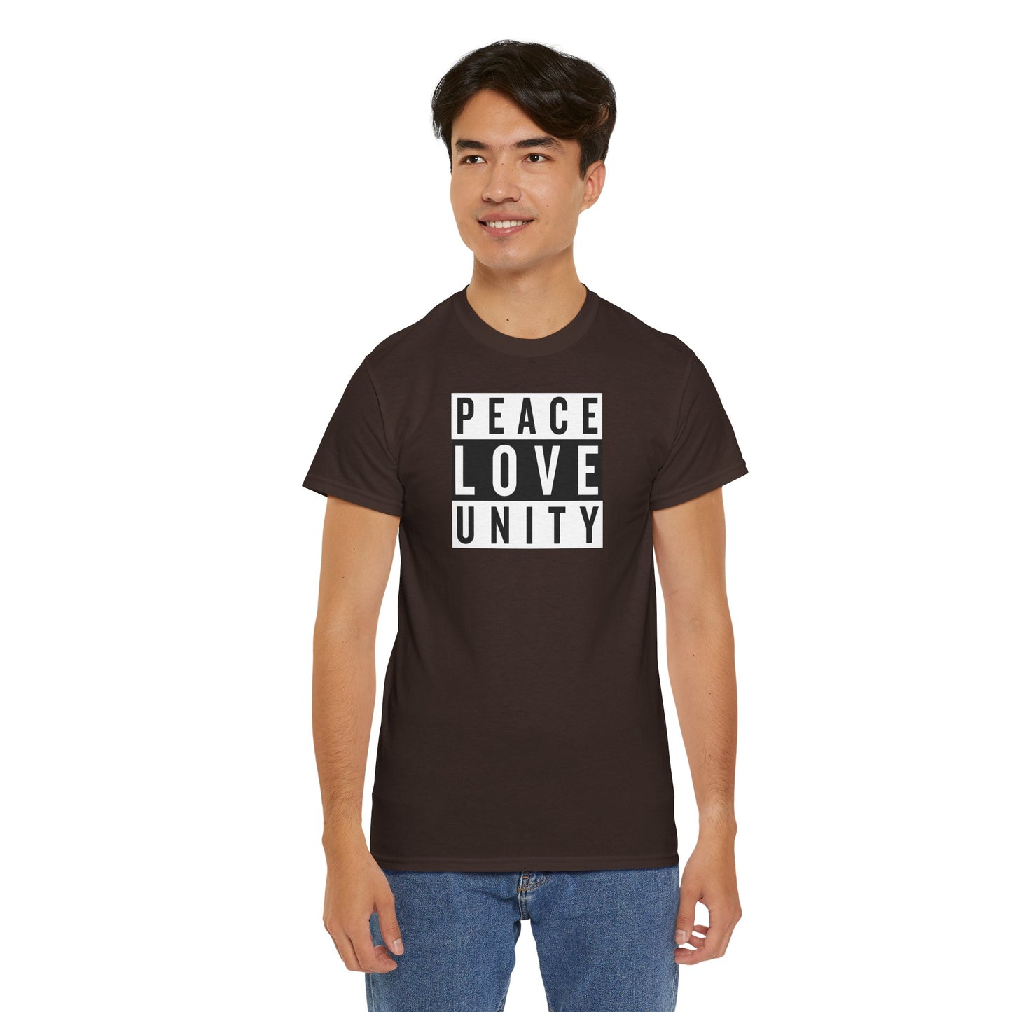 PEACELOVEUNITY Unisex Heavy Cotton Tee