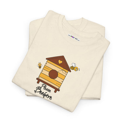 Please Beehive Unisex Heavy Cotton Tee