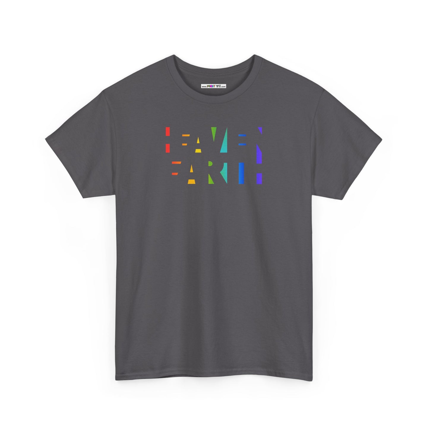 HEAVEN ON EARTH Unisex Heavy Cotton Tee — here now.
