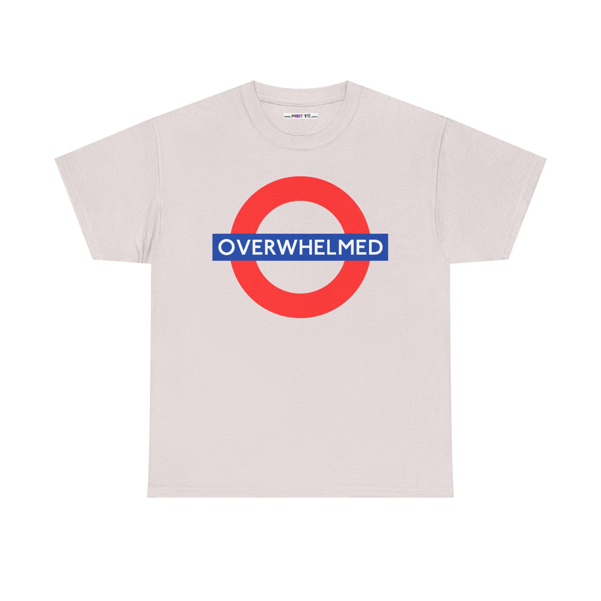 OVERWHELMED Unisex Heavy Cotton Tee