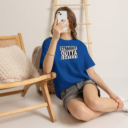 STRAIGHT OUTTA CONTEXT Unisex Heavy Cotton Tee