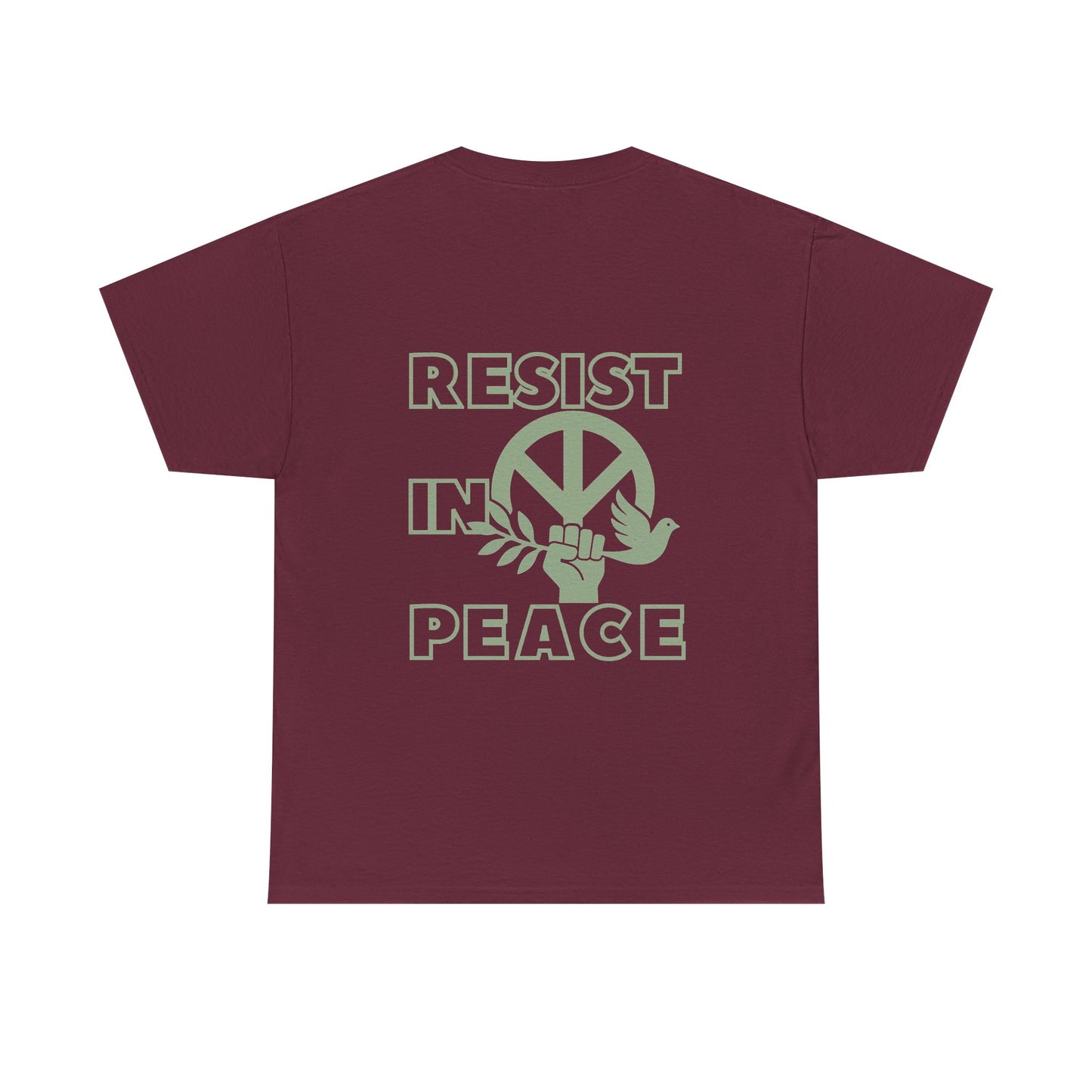 RESIST IN PEACE Unisex Heavy Cotton Tee