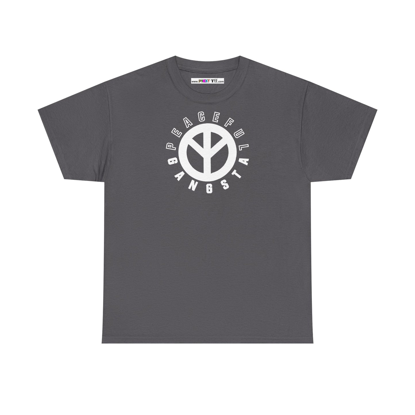 PEACEFUL GANGSTA Unisex Heavy Cotton Tee