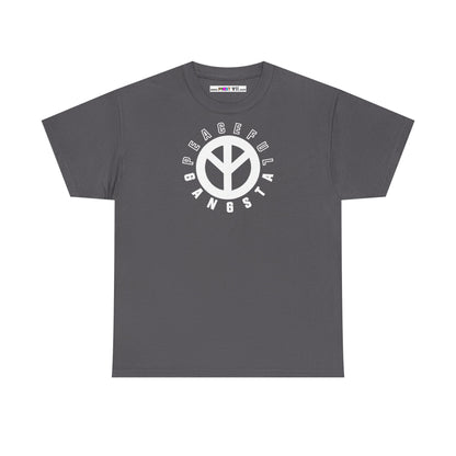 PEACEFUL GANGSTA Unisex Heavy Cotton Tee