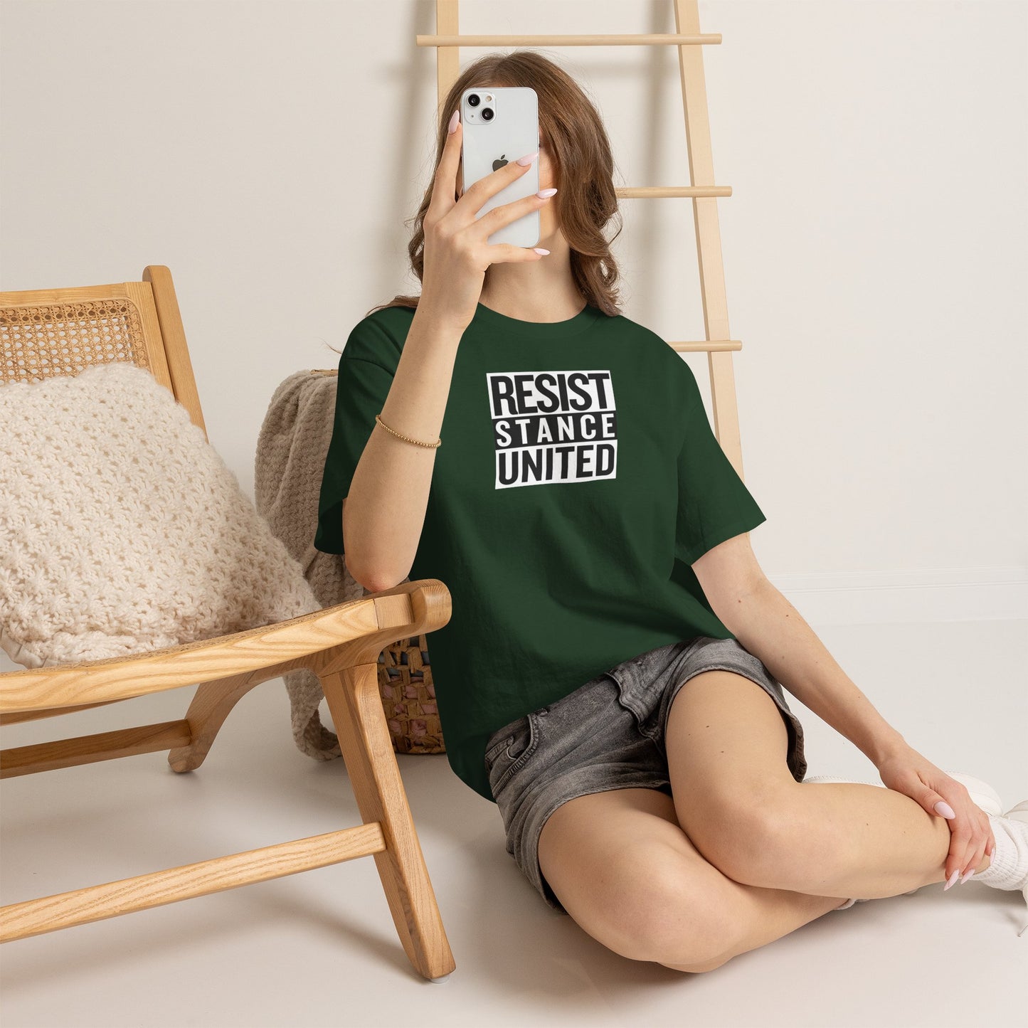 RESIST STANCE UNITED Unisex Heavy Cotton Tee