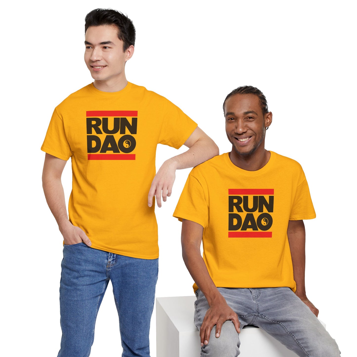 RUN DAO Unisex Heavy Cotton Tee
