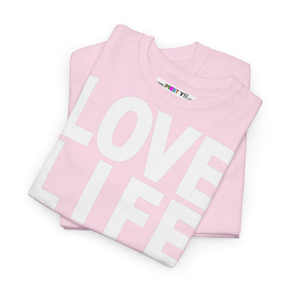 LOVE LIFE LIVE LOVE Unisex Heavy Cotton Tee