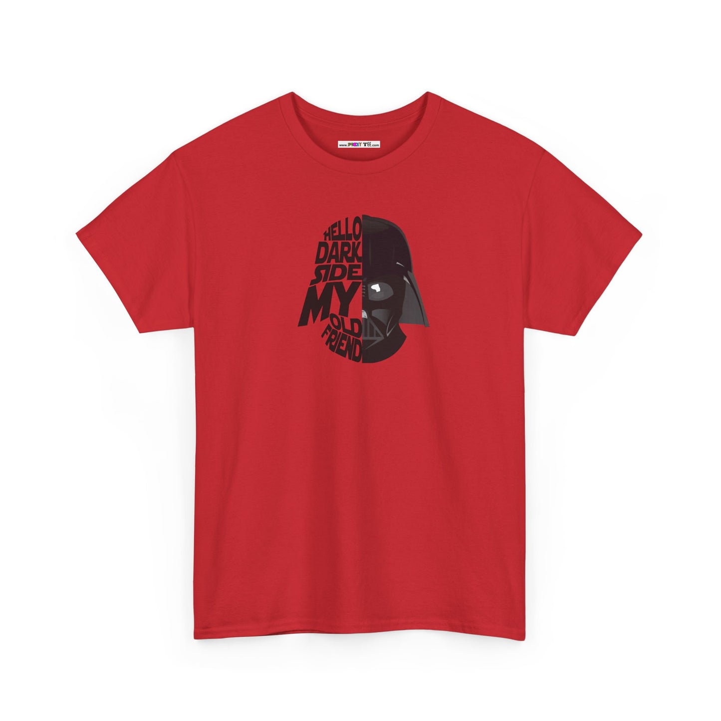 HELLO DARKSIDE MY OLD FRIEND Unisex Heavy Cotton Tee
