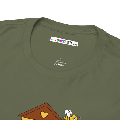 Please Beehive Unisex Heavy Cotton Tee